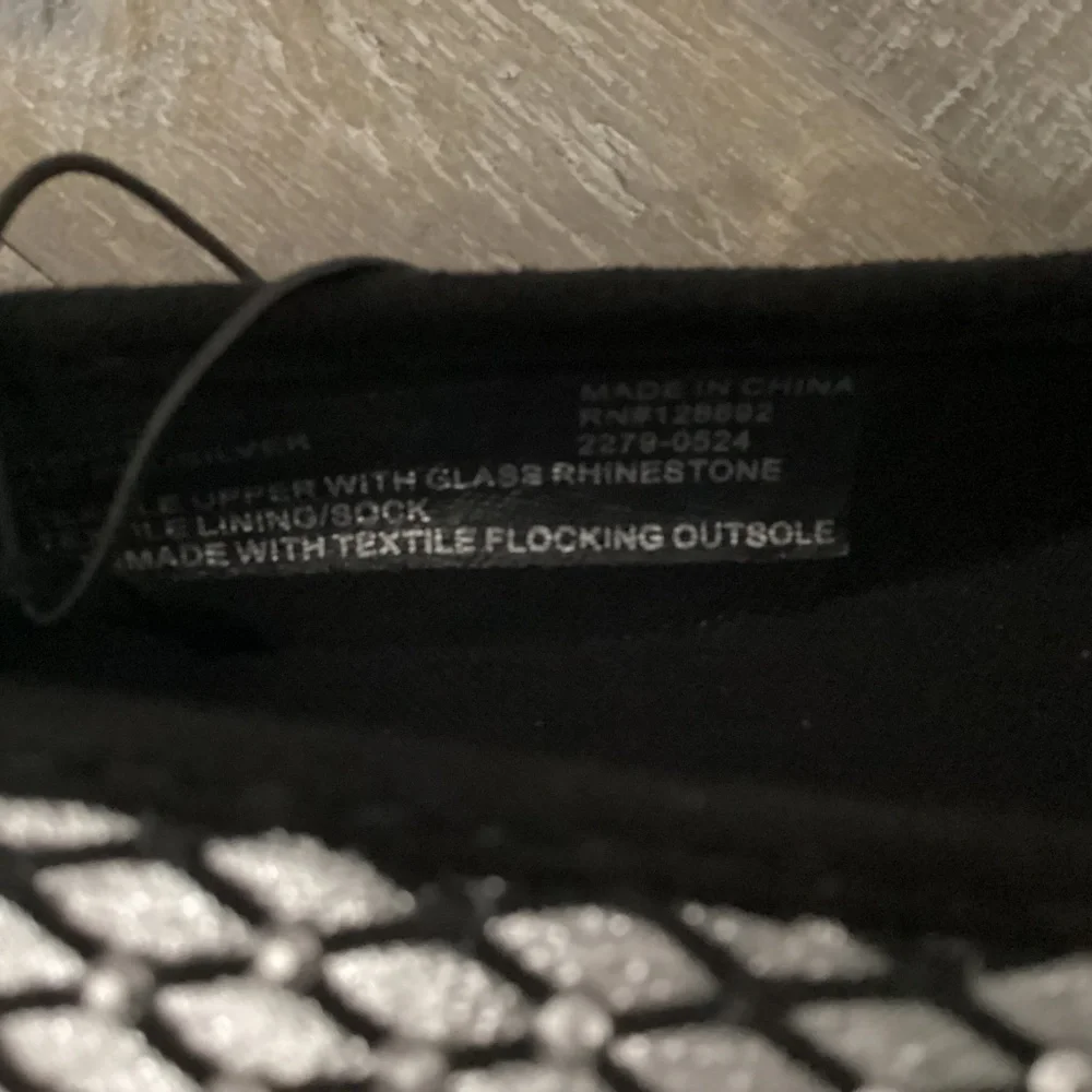 Steve Madden Kids' Rhinestone Diamond Mesh Ballet Flat